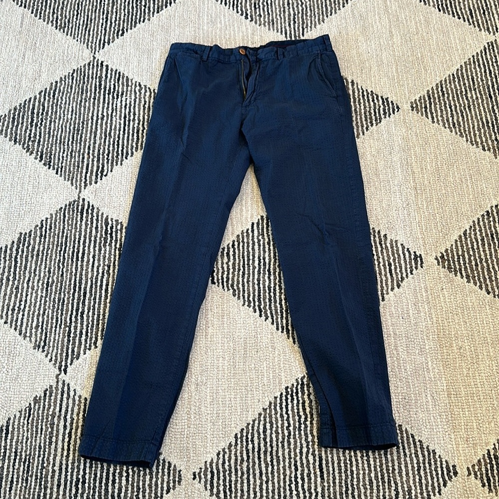 Men’s Brooks Brothers Navy Seersucker Pants